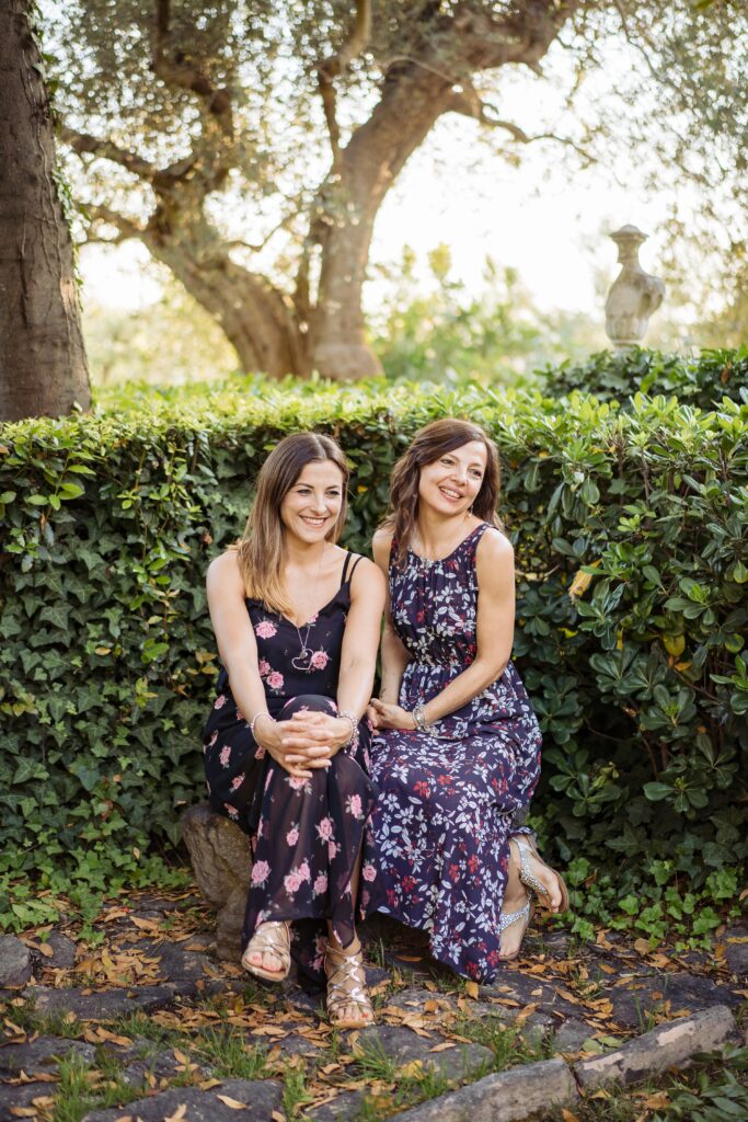 The owners of Pignocco smile as they look toward the camera.