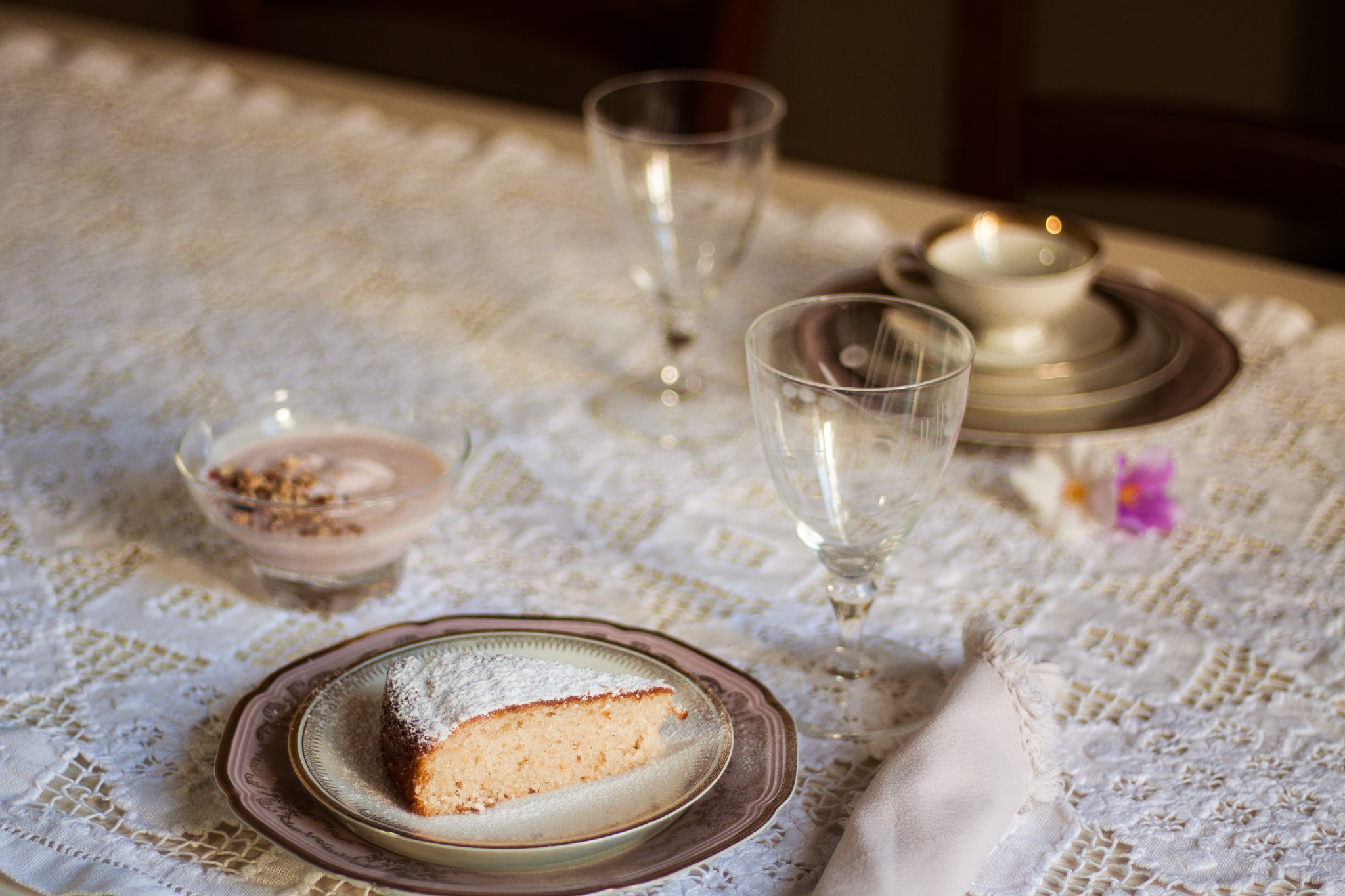 Torta allo yogurt.